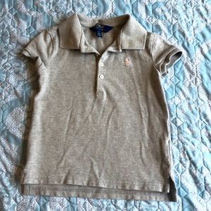 Girls polo tee gently used
